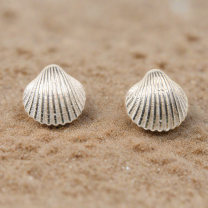 Tiny Clams Stud Earrings