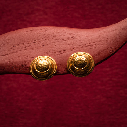 18K Handmade gold earrings