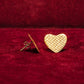 14k Gold  earrings -Hearts