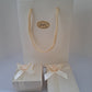 14K Gold tiny cross with zirkon