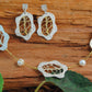 Sterling silver necklace- Textures of wood.