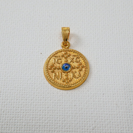 9K Gold Constantine Coin Charm (I)