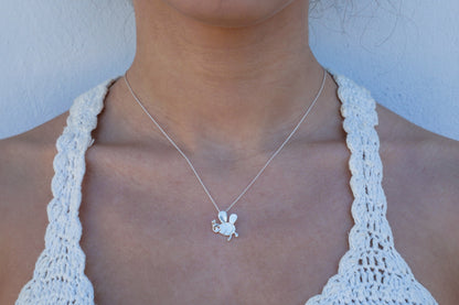 Tiny Bee Necklace - Katerina Roukouna