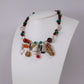 Multi-Color Necklace w' Sterling Silver Elements & Gemstones - Katerina Roukouna
