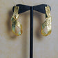 Ribbon Silver earrings