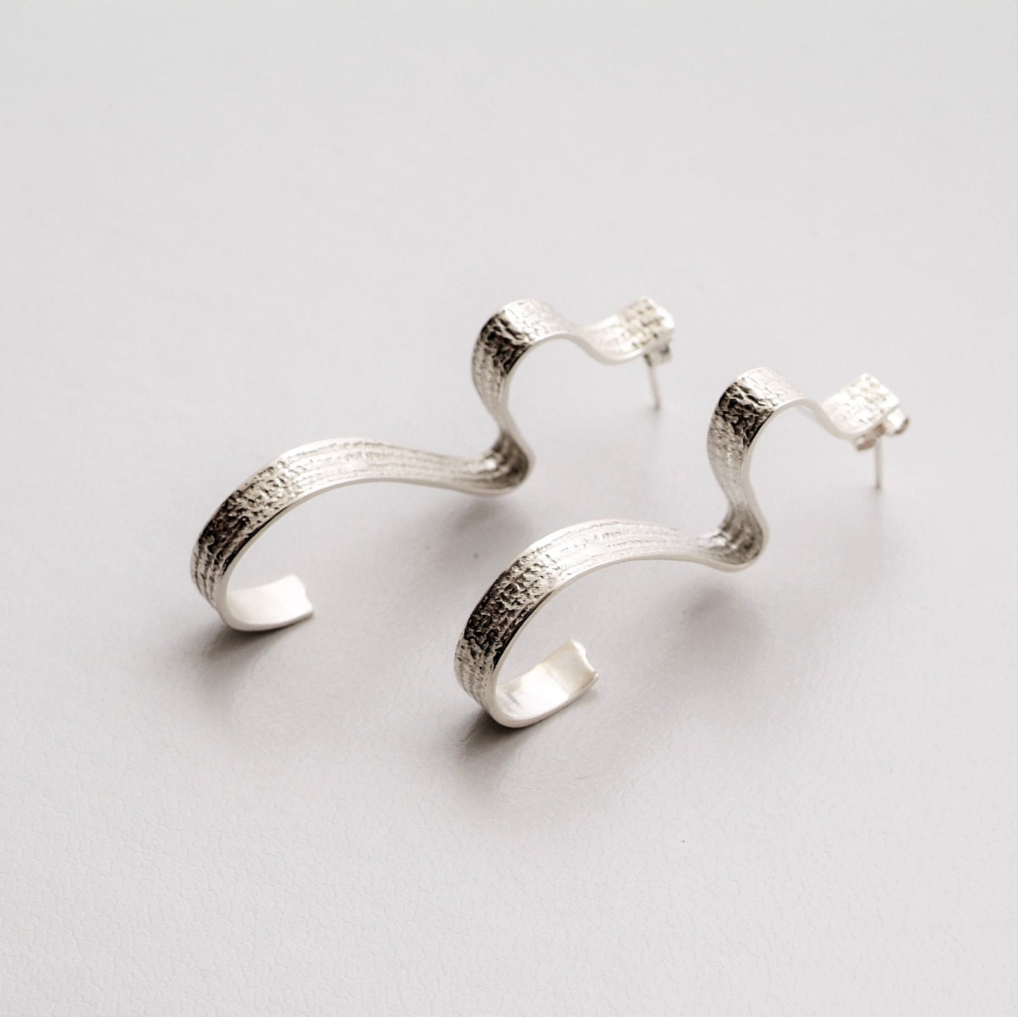 Gaia  silver earrings