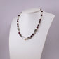 Garnets, Pearls, and Sterling Silver Necklace - Katerina Roukouna