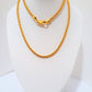 Gold plated sterling silver chain A