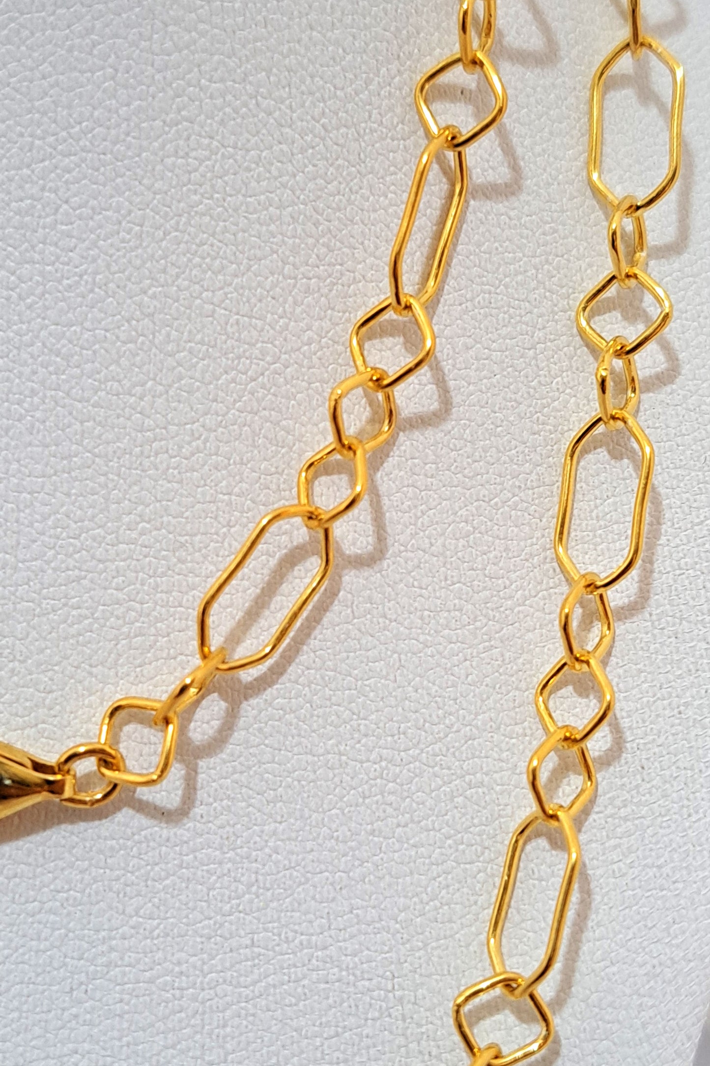 Gold plated sterling silver chain-D