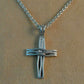 Ηandmade 18k White Gold Cross (IV)