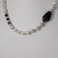Pearls and Garnets Necklace - Katerina Roukouna