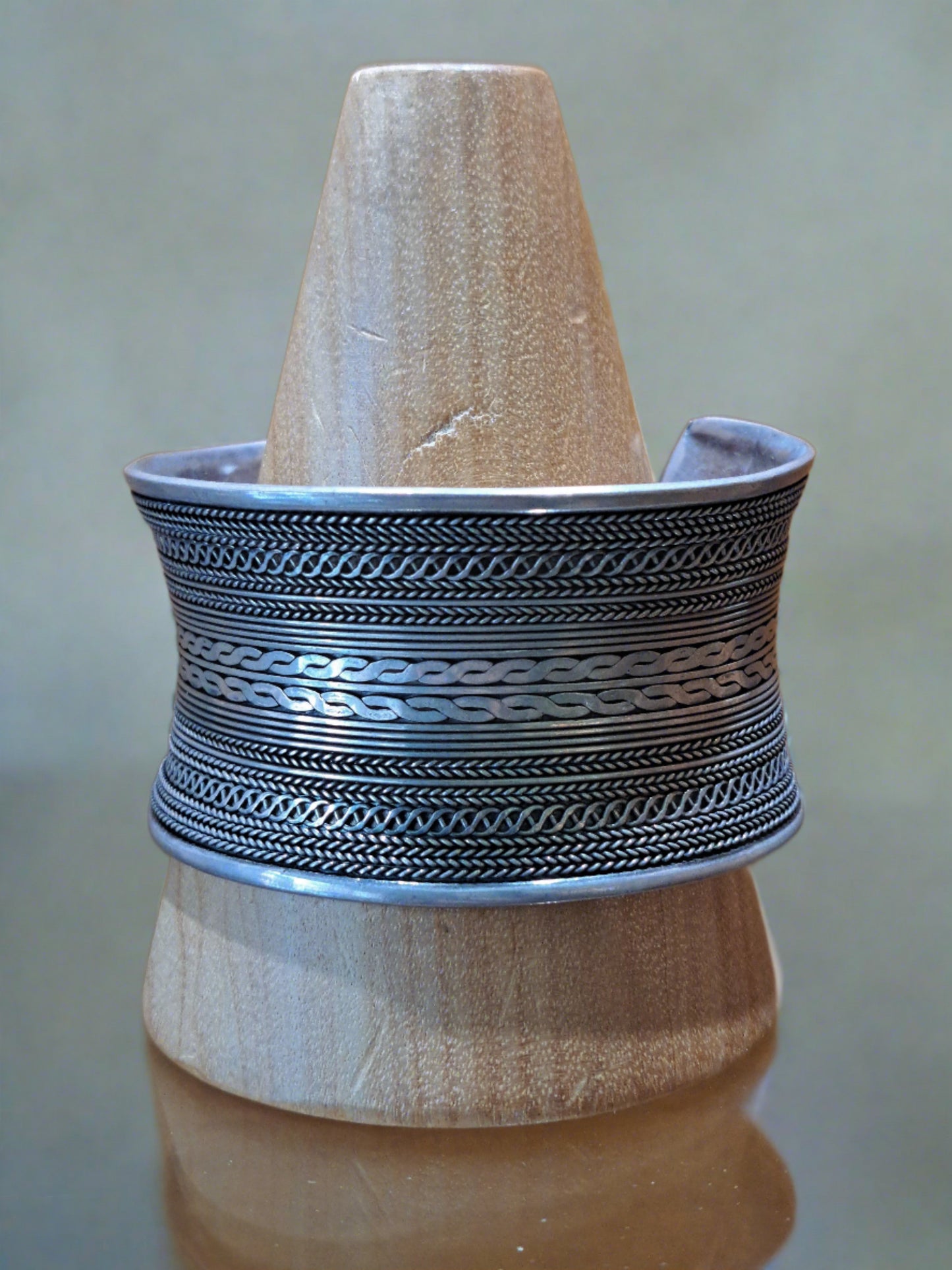 Handmade solid sterling silver bracelet