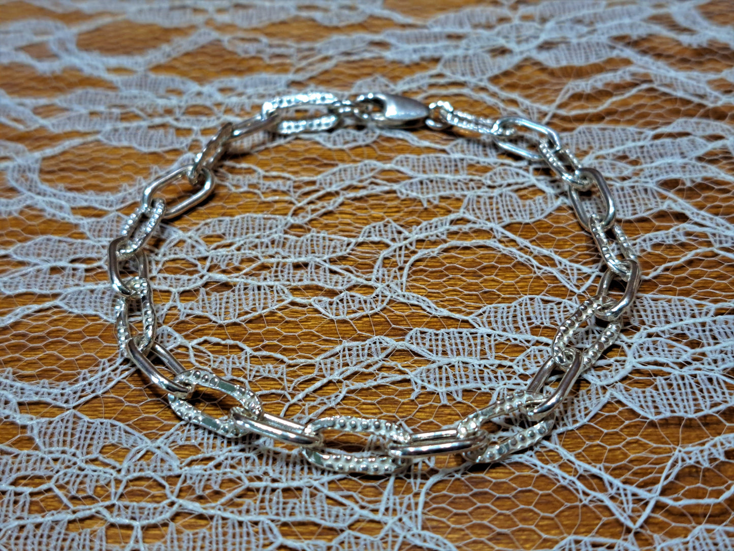 Sterling silver bracelet- chain