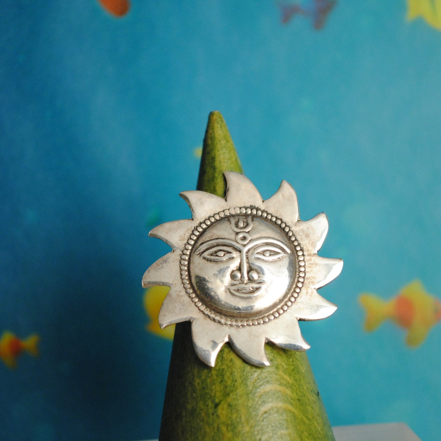 "Sun" silver ring - Katerina Roukouna