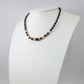 Garnets, Pearls & Gold Plated Silver Necklace (II)