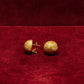 Half ball 18k Gold earrings